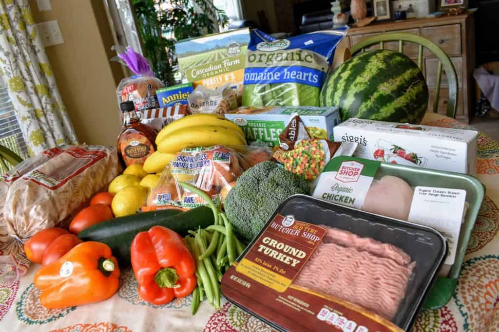 Grocery Haul and Meal Plan Week 4 Organizational Toast