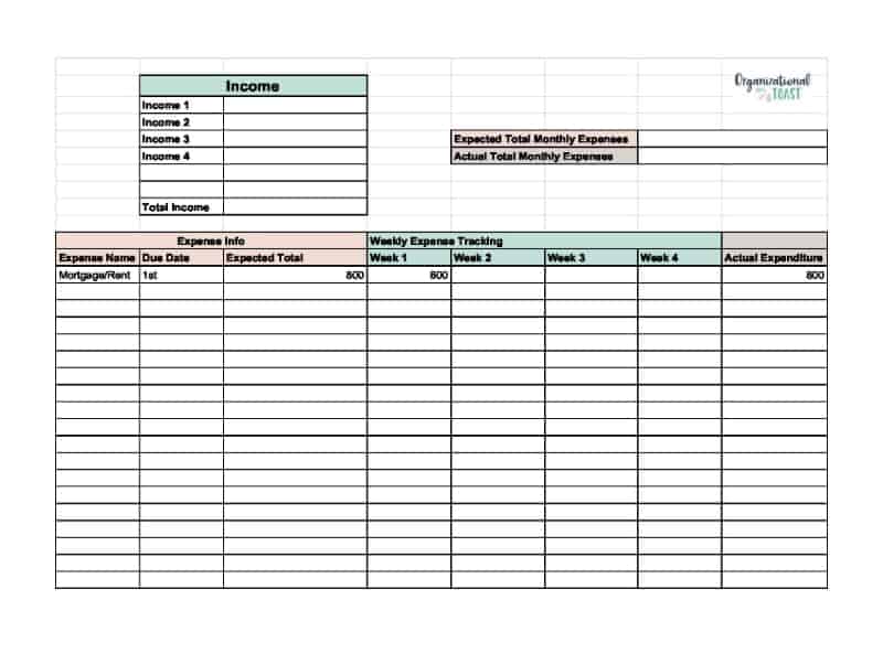 How to Create a Monthly Budget