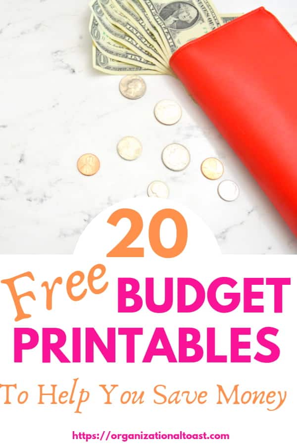 20 free printable budget worksheets for 2022 organizational toast