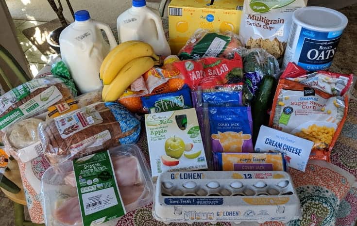 Grocery Haul and Meal Plan for a family of four. #budget #mealplan