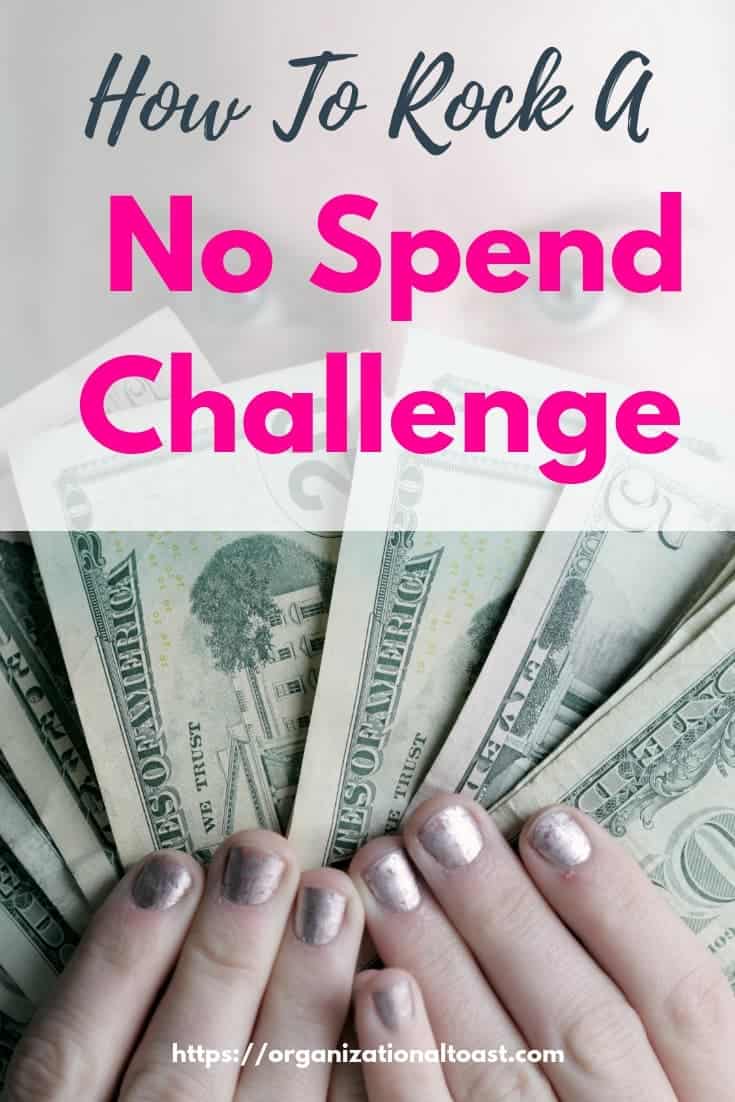 How to rock a no spend challenge. Find out how to set yourself up for success for a no spend challenge and how to stay on track during the challenge! #moneysavingtips