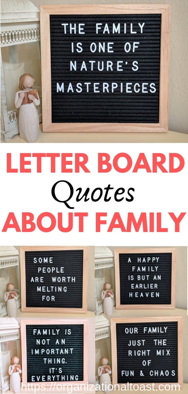 Best quotes about family for your letter board. #familyquotes #letterboardquotes