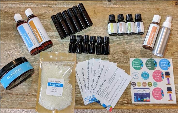 Contents of Simply Earth April 2019 Subscription Box