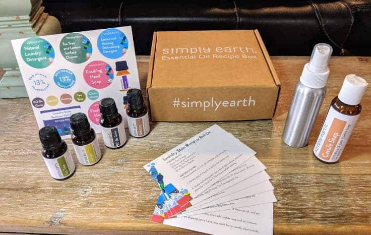 April 2019 Recipe Box Essential Oils Contents