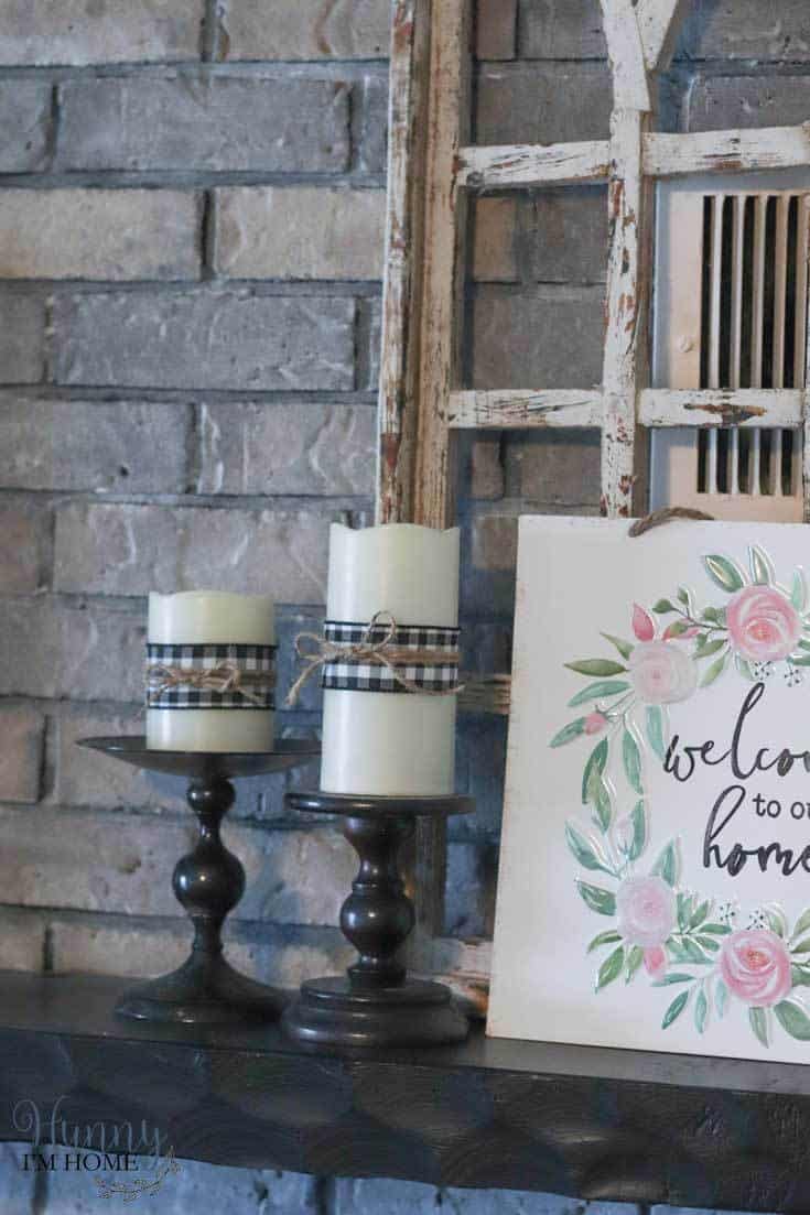 DIY Farmhouse Candles