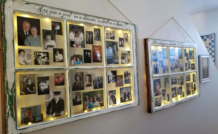 DIY Farmhouse Windows to the Past Photo Frame