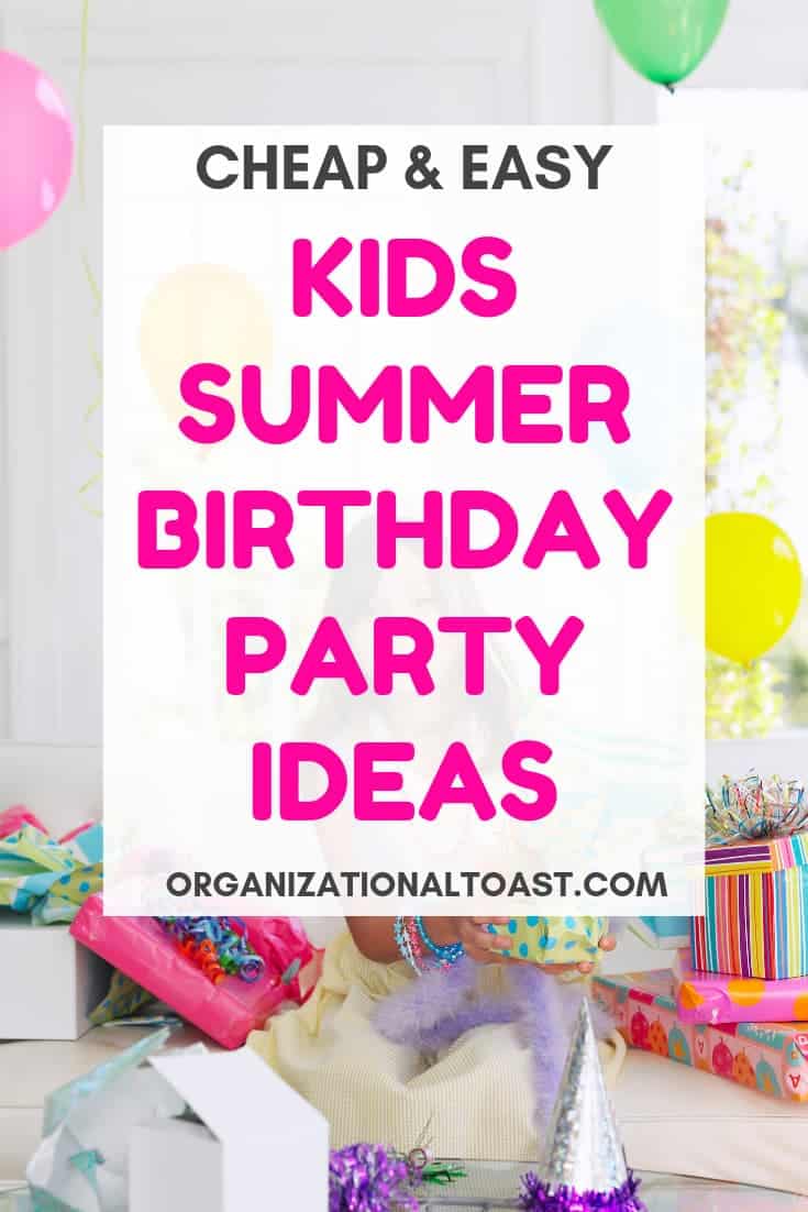 2019 Birthday Party Activities for Kids