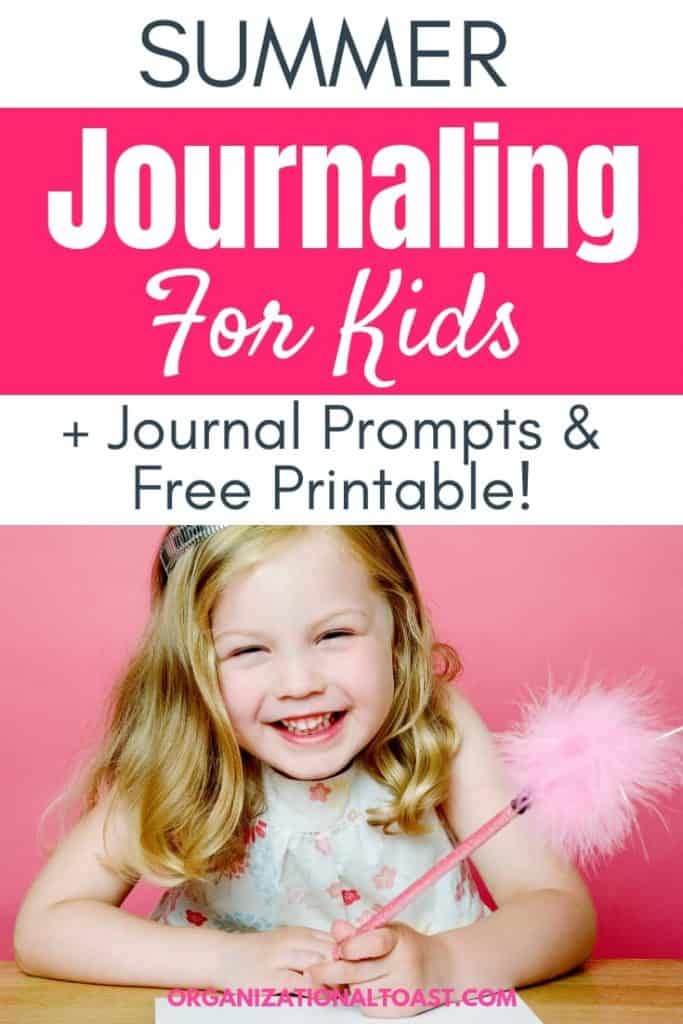 Summer Writing Activity For Kids + Free Journal Download ...