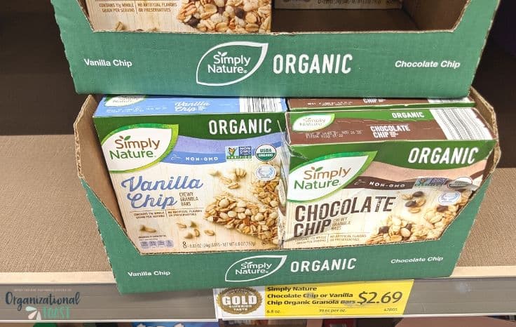 aldi organic granola bars