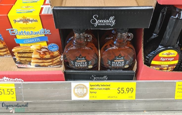 Aldi syrup