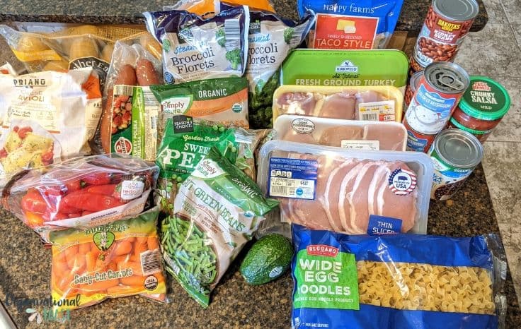 Aldi Grocery Shopping $50 meal plan