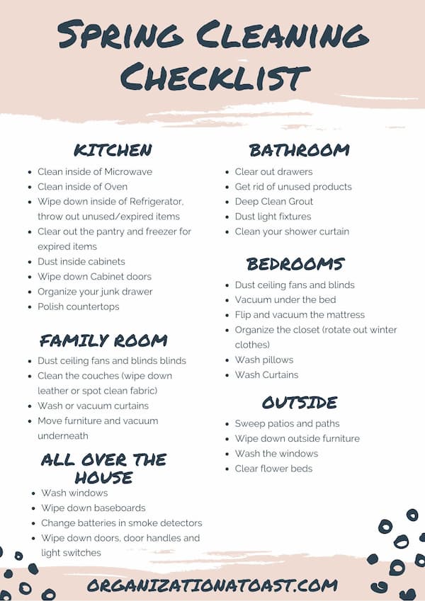 How to Spring Clean a Messy House - Organizational Toast