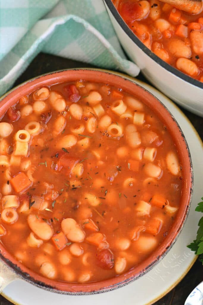 Vegetarian Past E Fagioli Soup