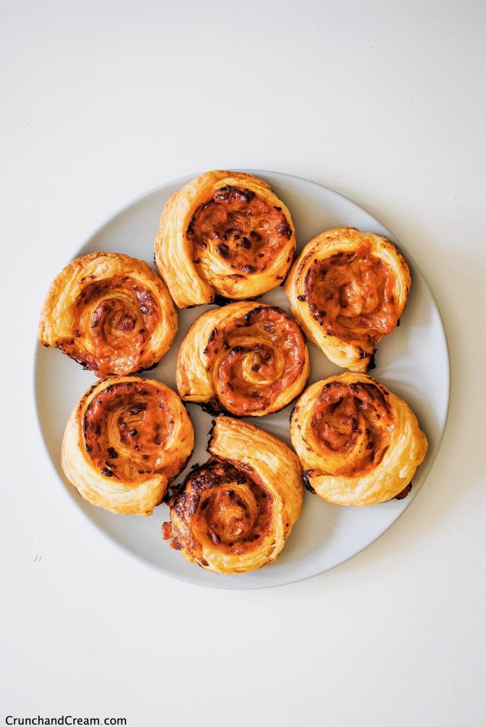 vegetarian pizza pinwheels