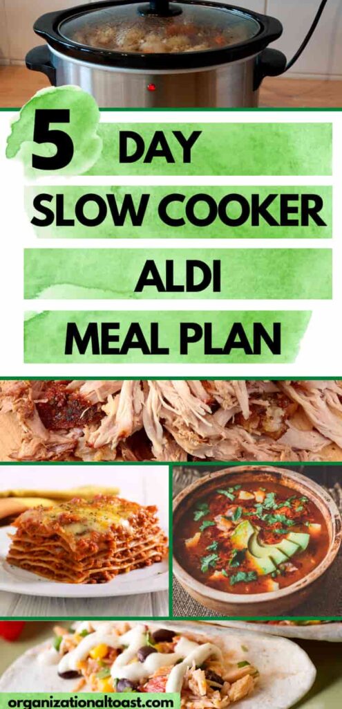 5 Day Slow Cooker Aldi Meal Plan