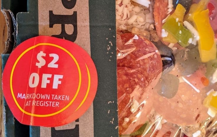 $2 Aldi Markdown sticker